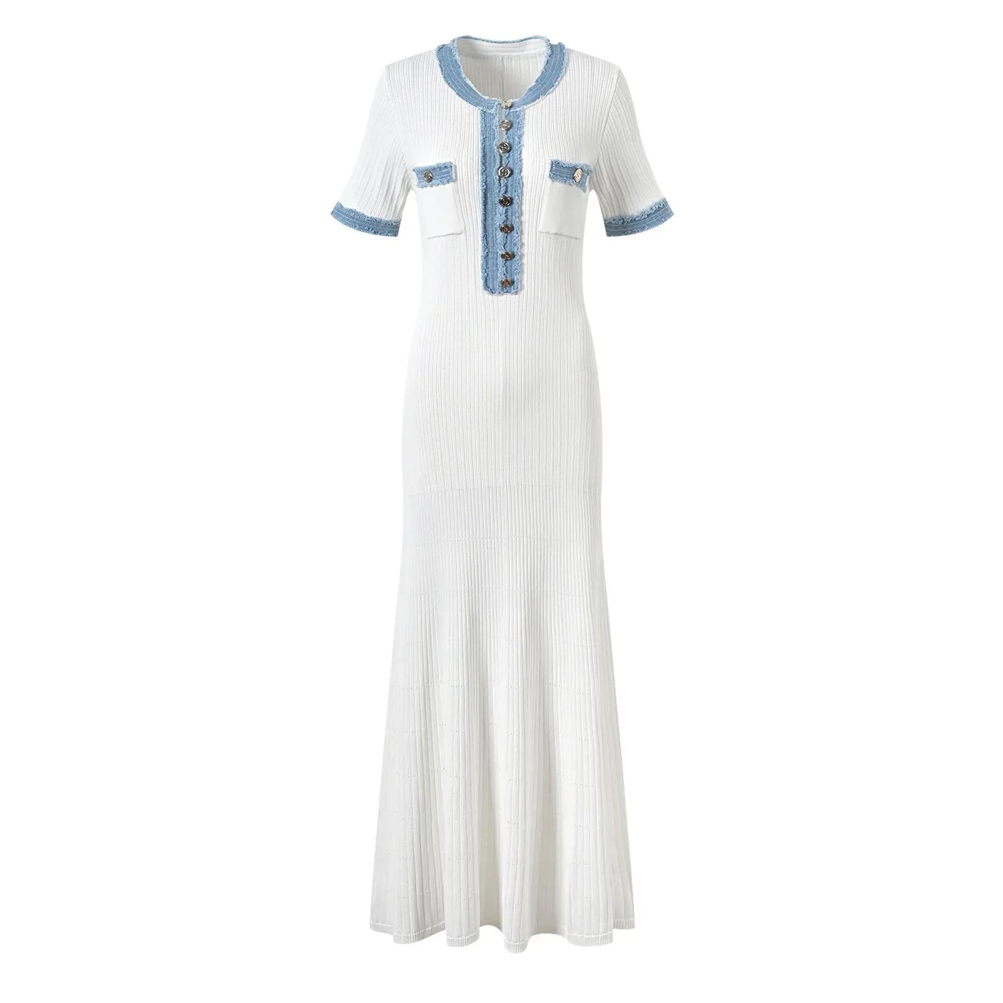 Luxwlool maxi dress - White