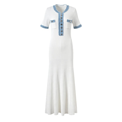 Luxwlool maxi dress - White