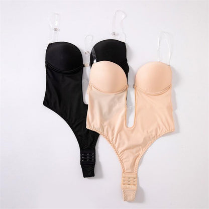 body invisible y reductor con sujetador push up para mujeres